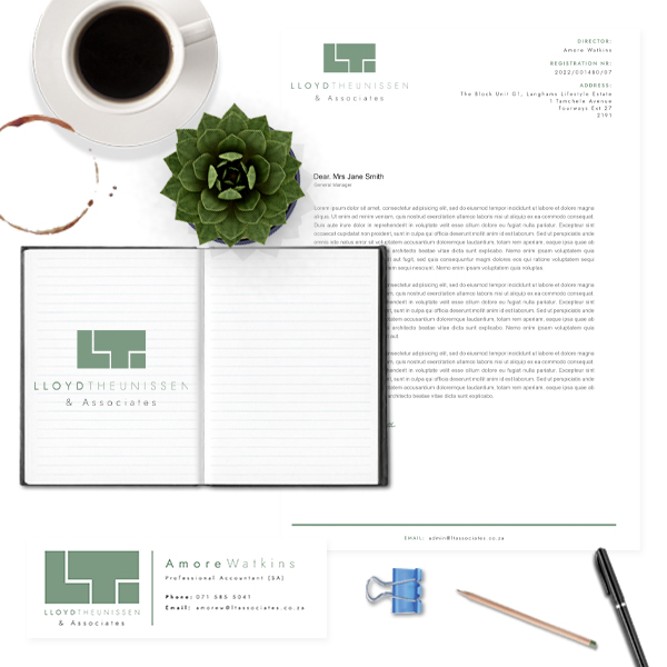 LT Associates project mockup
