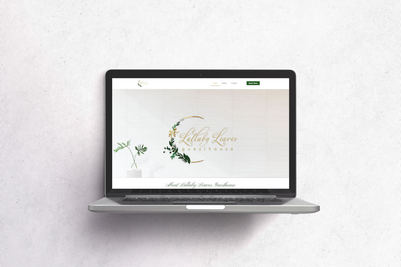 Lullaby Leaves Guesthouse project mockup
