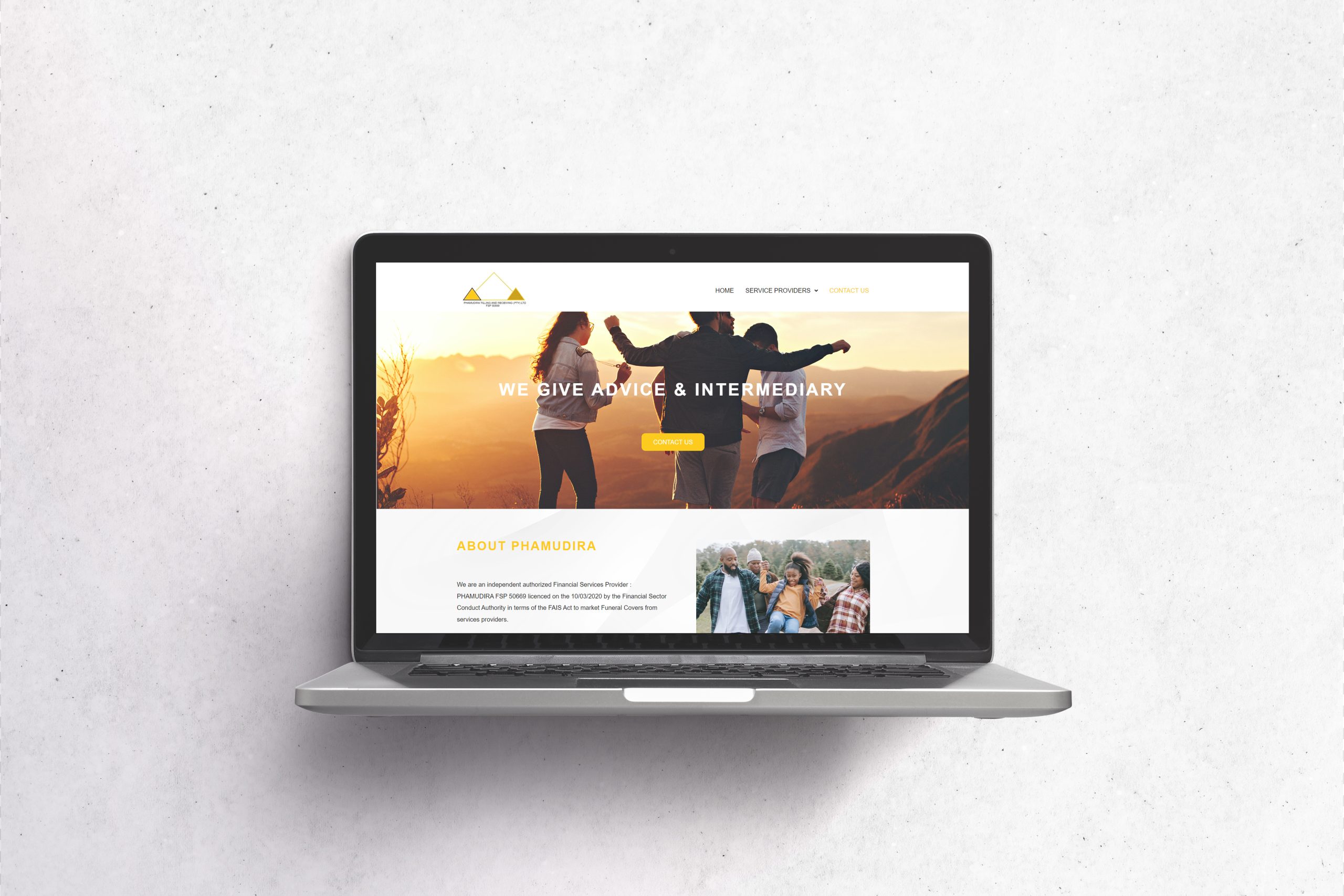 Phamudira project mockup